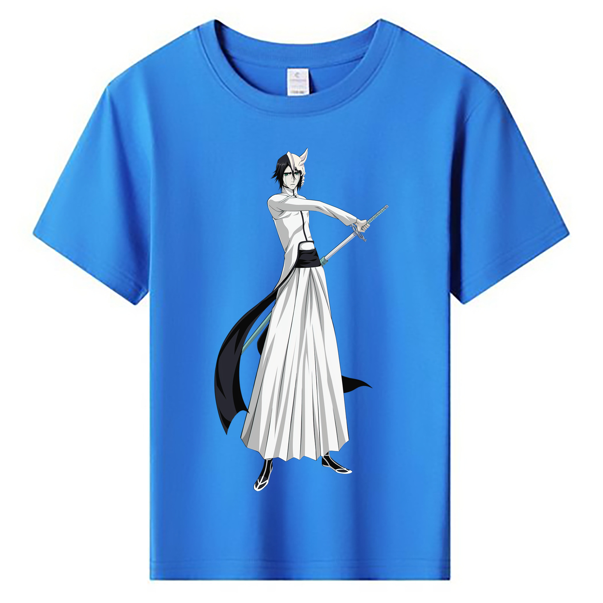 （画像用） ブリーチ ウルキオラ·シファー BLEACH Ulquiorra cifer 綿100％キッズTシャツ（フロントプリント）